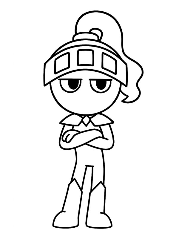 Soulvester (Dandy's World) Boyama sayfası Soulvester (Dandy's World) Boyama sayfası