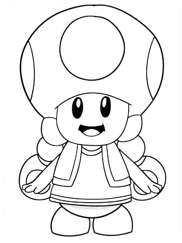 Super Mario: Toadette ile Eğlenceli Boyama Boyama sayfası Super Mario: Toadette ile Eğlenceli Boyama Boyama sayfası