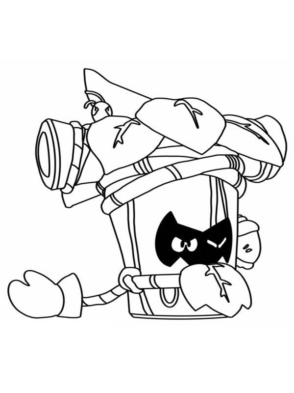 Trunk (Brawl Stars) Boyama sayfası Trunk (Brawl Stars) Boyama sayfası