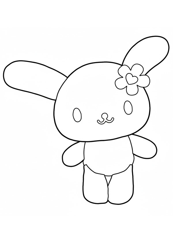 Usahana (Sanrio) Boyama sayfası Usahana (Sanrio) Boyama sayfası