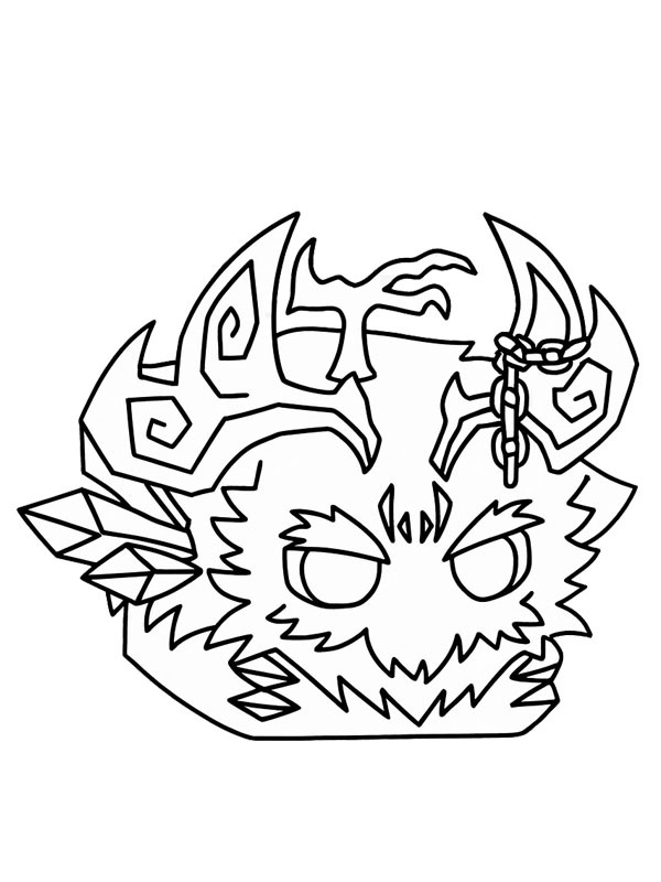 Yeti (Blox Fruits) Boyama sayfası Yeti (Blox Fruits) Boyama sayfası